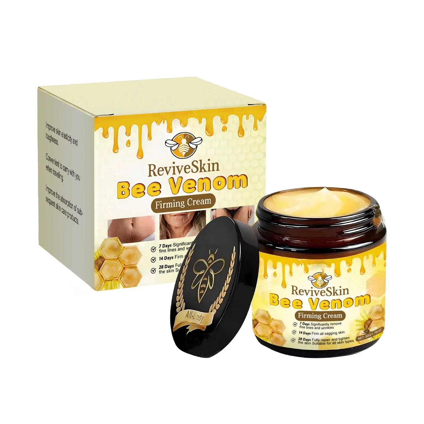 Skin care cream deeply moisturizes and moisturizes the skin, delicate and soft, body and face, universal moisturizing and non-st